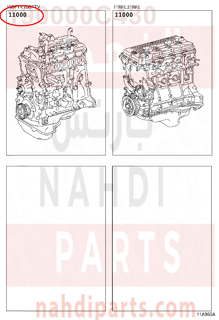 190000C430,ENGINE ASSY, PARTIAL,مكينة كامل 