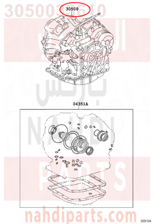 3050033610,TRANSAXLE ASSY, AUTOMATIC,جربكس 
