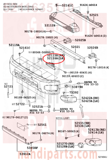 5211635110,SUPPORT, FRONT BUMPER SIDE, LH,قاعدة صدام امامي يسار