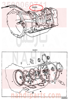 3500060741,TRANSMISSION ASSY, AUTOMATIC,ملحق جربكس 