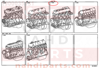 1900035131,ENGINE ASSY, PARTIAL,مكينة كامل 