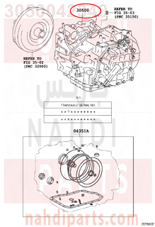 3050042340,TRANSAXLE ASSY, AUTOMATIC,جربكس 