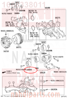 1660338011,PULLEY SUB-ASSY, IDLER, NO.1,جلدة هواء  