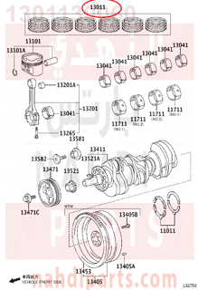 1301130060,RING SET, PISTON,شنبر بستم - شنابر مقاس ستاندر