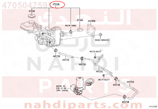 4705047591,BRAKE BOOSTER ASSY, W/MASTER CYLINDER,علبة فرامل 
