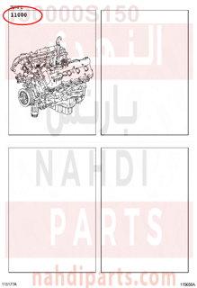 190000S150,ENGINE ASSY, PARTIAL,مكينة كامل 