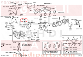 9003105129,BOLT(FOR INTAKE PIPE STAY),مسمار 