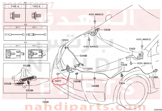 90109T0027,BOLT, HOOD LOCK,مسمار 