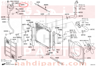 164700C110,TANK ASSY, RADIATOR RESERVE,قربة ماء لديتر