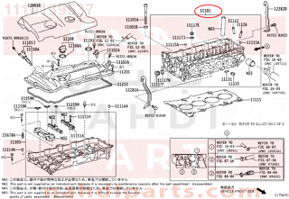 1110139537,HEAD SUB-ASSY, CYLINDER,راس مكينة 