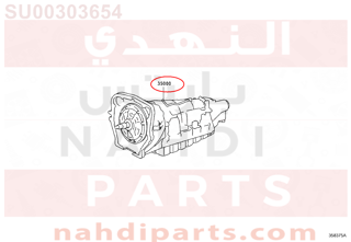 SU00303654,TRANSMISSION ASSY, AUTOMATIC,ملحق جربكس 