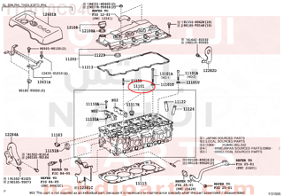 111010C040,HEAD SUB-ASSY, CYLINDER,راس مكينة 