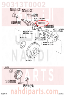 90313T0002,SEAL, OIL (FOR REAR AXLE SHAFT OUTER),صوفة زيت