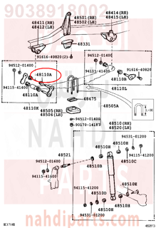 9038918002,BUSH(FOR REAR SPRING SHACKLE),جلد سسته