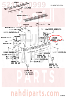 5215960999,REAR BUMPER COVER,جلدة صدام خلفي