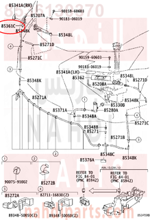 8536130370,BRACKET, WASHER,دعامة 