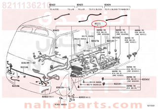 8211136210,WIRE, ENGINE ROOM MAIN,WIRE، ENGINE غرفة MAIN