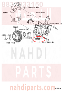 8832033150,AC COMPRESSOR ASSY,كمبرسر مكيف