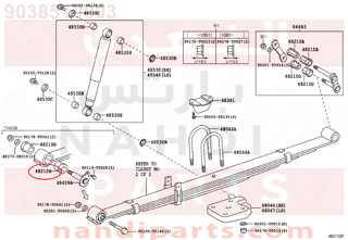 90385T0003,BUSH(FOR REAR SPRING PIN),جلبة 
