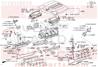 1119338010,GASKET, SPARK PLUG TUBE, LH,جلدة  قاعدة  بواجي 