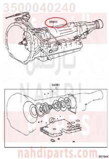 3500040240,TRANSMISSION ASSY, AUTOMATIC,ملحق جربكس 