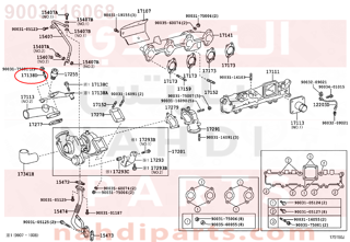 9003116068,BOLT, STUD(FOR INTAKE PIPE STAY),مسمار 