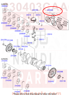 230403CAA0,RING SET-PISTON,شمبر