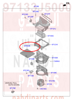 97133J5000,FILTER ASSY-AIR,فلتر مكيف