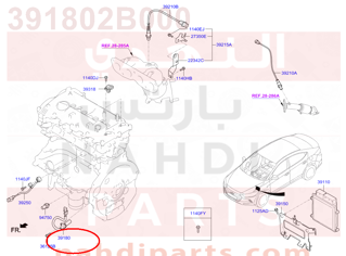 391802B000,SENSOR-CRANKSHAFT POSITION,حساس