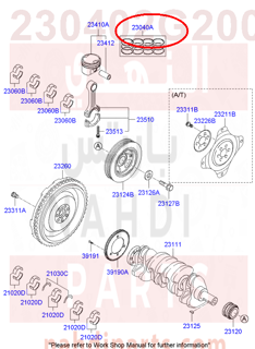 230402G200,RING SET-PISTON,شمبر