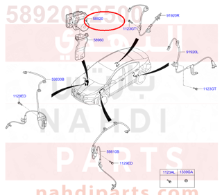 58920F2500,ABS ASSY,N/A