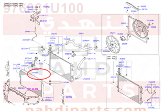 976061U100,CONDENSER ASSY-COOLER,رديتر مكيف