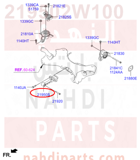 219502W100,BRACKET ASSY-ROLL ROD,كرسي مكينه تحت في الكمر