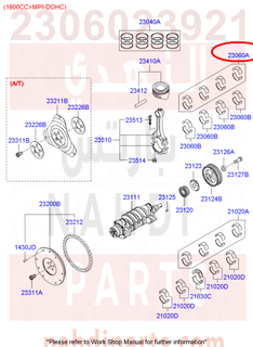 2306023921,BEARING SET-CONNECTING ROD,سبيكة متحرك