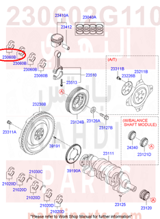 230602G110,BEARING PAIR SET-C/ROD,N/A