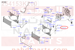 254153K200,HOSE ASSY-RADAATOR,LWR,3L200 هوز رديتر