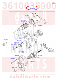 3610035900,STARTER ASSY,N/A
