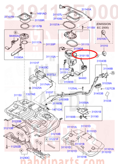 319112E000,FILTER ASSY-FUEL,فلتر بنزين