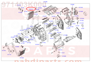 971403K000,CORE & SEAL ASSY-EVAPORATOR,ثلاجة مكيف