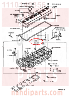 1110149356,HEAD SUB-ASSY, CYLINDER,راس مكينة 