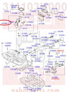 311103K000,COMPLETE-FUEL PUMP,طرمبة بنزين
