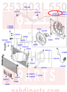 253803L550,BLOWER ASSY,مروحة