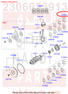 2306023913,BEARING SET-CONNECTING ROD,N/A