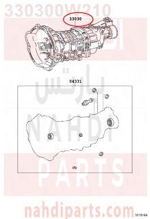 330300W210,TRANSMISSION UNIT ASSY, MANUAL,ملحق جربكس 