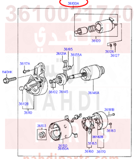 3610021740,STARTER ASSY,N/A