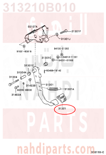 313210B010,PAD, CLUTCH PEDAL, دواسة القابض