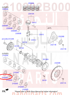 210202B000,BEARING PAIR SET-CRK/SHF,سبيكة ثابت
