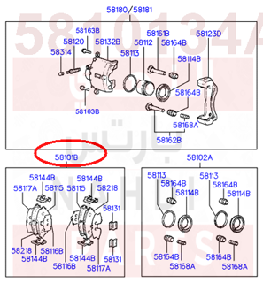 5810134A20,PAD KIT-FRONT DISC BRAKE,N/A