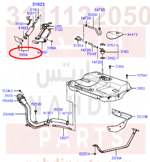 3111122050,PUMP ASSY-FUEL,طرمبة بنزين