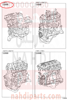 190000C360,ENGINE ASSY, PARTIAL,مكينة كامل 